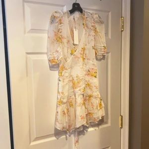 New Loveshackfancy arlo dress size 4 sunflower